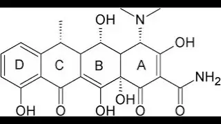 Doxycycline; Chemical name, Molecular Formula, Molar mass, Chemical Structure
