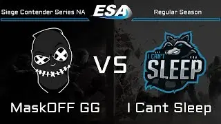 MaskOFF GG VS I Cant Sleep \ Siege Contender Series regular season