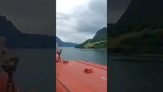Gary scenic cruising Isfjorden, NORWAY on board P&O cruise ship Britannia #cruiseshort