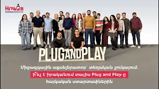 Միջազգային աքսելերատոր՝ տեղական շուկայում․ ի՞նչ է տալիս Plug and Play-ը հայկական ստարտափներին