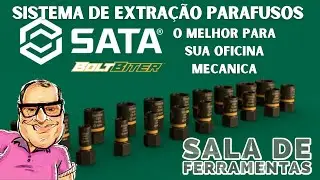 REMOVEDOR DE PORCAS E PARAFUSOS DANIFICADOS BOLT BITER SATA 09138 IDEAL OFICINAS CARROS E MOTOS