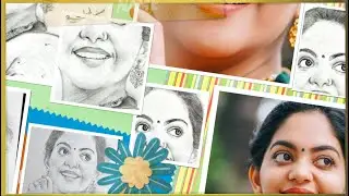 AHAANA KRISHNA | Drawing, shading and blending with graphite pencils | Celebrity | Time-lapse |