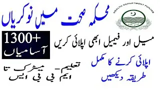 Punjab Health Facilities Management Company jobs 2020 || PHFMC Jobs || Punjab Government Jobs 2020