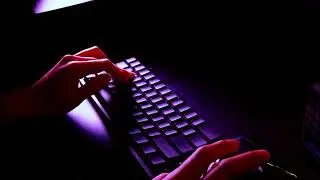 Balls vs keyboard episode nobody asked for keys yelling lava ASMR highspeed finger spam lubed switch