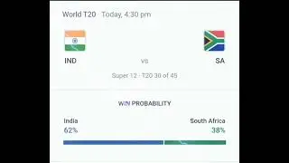 Ind Vs RSA match 30 October 2022 WhatsApp status today IND vs RSA match