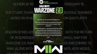 COD WARZONE 2.0 *UPDATE*