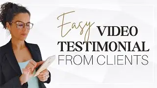 Request video testimonials from your clients with this website!