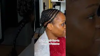 Human hair Sew-in Cornrow Patterns|| Protective style #wigs #hairstyle #braids #haircare #hair