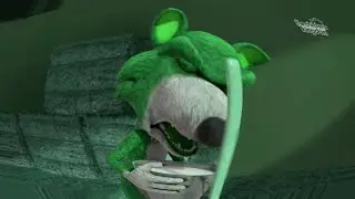 Big bad wolf struck by a Stick//Sponsored by Gamavision Csupo effects 