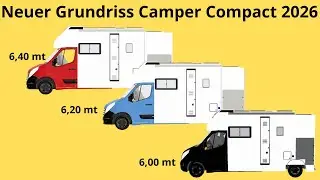 neuer Kompaktcamper Grundriss 2026 aus Italien