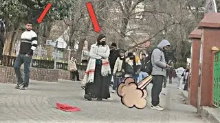 FUNNY INDIAN WET FART PRANK ON GIRLS🤣😂AWESOME PUBLIC REACTION😱😲#fart #farting #fartprank #reaction 