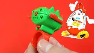 Kinder Joy Surprise Egg - Magic Kinder - Fingers Games - Green-Red Spray Ring - FF555