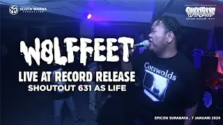 WOLFXFEET - LIVE AT 631 AS LIFE Record Release Party Shoutout &bull; Surabaya