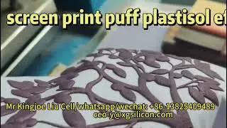 Screen printing puff plastisol effect#manualscreenprinting
