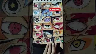 Demon Slayer Eye Drawing &ndash; Obanai Iguro 🐍👁️ | 30 Day Anime Challenge | Day 18
