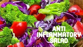 Anti inflammatory salad recipe. Weight loss recipe. Antioxidant salad recipe. Healthy salad