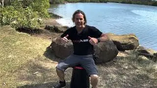 KickAss Large Portable 2 in 1 Pop Up Stool