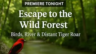 🎬 Premiere Tonight: Escape to the Wild Forest | Birds, River & Tiger Roar 4K ULTRA HD