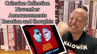 Criterion Collection November Announcements: Reaction and Discussion 