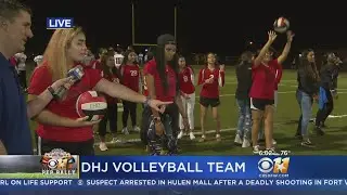 CBS 11 Pep Rally: Diamond Hill-Jarvis Volleyball Team