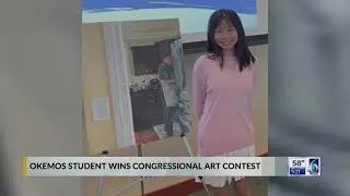 Okemos Student Wins Congressional Art Contest