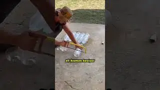 Plastik Şişe Kullanarak Yem Kabı Yapmak