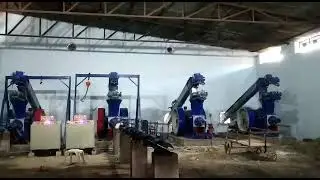 briquetting  machines 4 nos. errection