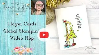 One Layer Card Festive & Fun