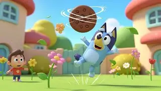 Bluey Chased the Cookie Into the Garden 🍪🐶 | Kids Songs & Nursery Rhymes