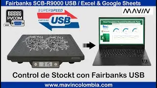 FairBanks SCB-R9000 Scale, How to Use USB to windows Excel, Notepad, Google Sheets or any WindowsApp