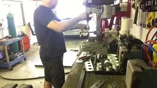 How to make Dimple die roll cage gussets time lapse
