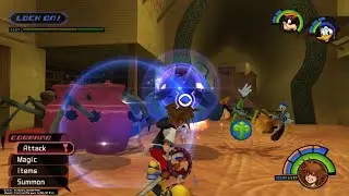 Kingdom Hearts: Final Mix - Agrabah (The Pot Centipede Boss Fight) (FULL GAME) (No Commentary)