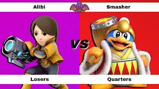 Super Showdown Square 1 | Alibi (Mii Gunner) vs Smasher (King Dedede) - Losers Quarters