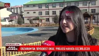 THE 'BIODIVERSITY-FRIENDLY SCHOOL' PROJECT WILL BE IMPLEMENTED IN ERZURUM.