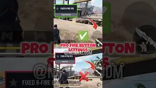 😱Best Fixed R-Fire BTN settings in CODM BR🔥💯Codmobile Tips and Tricks #shorts #codmbr #codmiphone