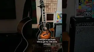 straight out of Bozeman, Montana ⛰️🎸 new #gibson acoustic guitar. LG2 Banner - wonderful instrument