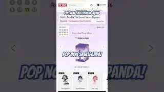 #Popnow #Skullpanda The sound! Success?! #blindbox #shorts #popmart