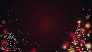 Christmas Template Video | 4K Minimal Festive Background
