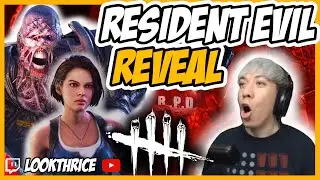 Dead By Daylight Resident Evil Reveal Reaction ALL Perks & NEW MAP! - Nemesis, Leon & Jill Gameplay!