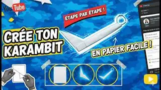 Comment fabriquer un couteau Karambit en papier | Tutoriel Karambit en origami facile