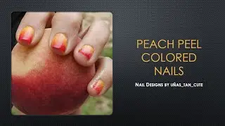 Lacquer Nail Polish Fan Brush Ombre Realistic Peach Peel Colored Mani @VictorianVarnish