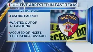 Fugitive wanted for child rape captured in Harrison County