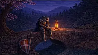 Medieval Knight by the Lantern | Calm Ambient Night for Sleep (4+ HOUR)