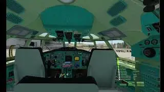X-Plane 11 - Felis Tu-154 Startup, Takeoff with XChecklist