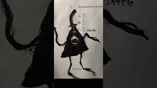 Day 1 of torturing my math teacher for giving me homework #art #horror #drawing #short