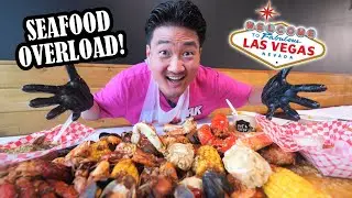$60 SEAFOOD BOIL ALL YOU CAN EAT in LAS VEGAS!