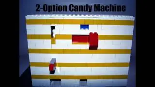 Lego 2 Option Gumball Candy Machine (NO ELECTRONICS)