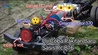 Sasis Rc Wpl B16 Tes Esc 20a 11.1 Volt