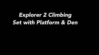 Assembling a climbing frame/den from Smyths Toys