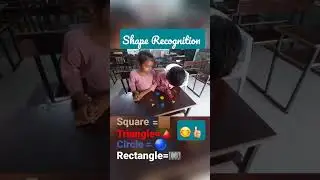 #shaperecognition Recognition of SHAPES #shape #square 🤗😊🟫 #youtubeshorts